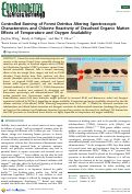 Cover page: Controlled Burning of Forest Detritus Altering Spectroscopic Characteristics and Chlorine Reactivity of Dissolved Organic Matter: Effects of Temperature and Oxygen Availability