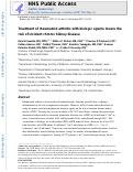 Cover page: Treatment of rheumatoid arthritis with biologic agents lowers the risk of incident chronic kidney disease