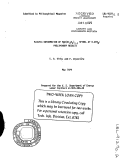 Cover page: PLASTIC DEFORMATION OF MgO(Al2O3)1.1 SPINEL AT 0.28TM: PRELIMINARY RESULTS