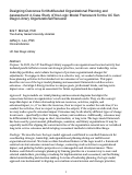 Cover page: Designing Outcomes for Multifaceted Organizational Planning and Assessment: A Case Study of the Logic Model Framework for the UC San Diego Library Organizational Renewal