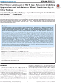 Cover page: The Fitness Landscape of HIV-1 Gag: Advanced Modeling Approaches and Validation of Model Predictions by In Vitro Testing