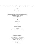 Cover page: Twisted Gromov-Witten invariants and applications to quantum K-theory