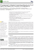 Cover page: N-Acylated and N-Alkylated 2-Aminobenzothiazoles Are Novel Agents That Suppress the Generation of Prostaglandin E2