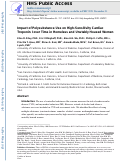 Cover page: Impact of polysubstance use on high-sensitivity cardiac troponin I over time in homeless and unstably housed women