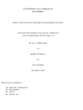 Cover page: Topics in Prediction for Spatially Varying Functional Data