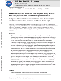 Cover page: PERSIANN Dynamic Infrared-Rain Rate (PDIR-Now): A Near-Real-Time, Quasi-Global Satellite Precipitation Dataset.