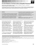 Cover page: Precision Medicine: The New Frontier in Idiopathic Pulmonary Fibrosis