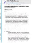 Cover page: Temporal and State Abstractions for Efficient Learning, Transfer, and Composition in Humans