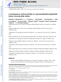 Cover page: Low-frequency cortical activity is a neuromodulatory target that tracks recovery after stroke
