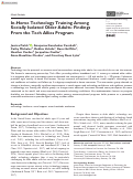 Cover page: In-Home Technology Training Among Socially Isolated Older Adults: Findings From the Tech Allies Program