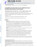 Cover page: A hypothetical lottery task to assess relative resource allocation toward alcohol and cannabis.