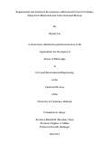 Cover page: Experimental and Analytical Investigation of Reinforced Concrete Columns Subjected to Horizontal and Vertical Ground Motions