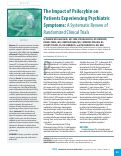 Cover page: The Impact of Psilocybin on Patients Experiencing Psychiatric Symptoms: A Systematic Review of Randomized Clinical Trials.