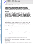 Cover page: Features of Patients With Nonfluent/Agrammatic Primary Progressive Aphasia With Underlying Progressive Supranuclear Palsy Pathology or Corticobasal Degeneration