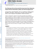 Cover page: Tau Pathology Drives Dementia Risk-Associated Gene Networks toward Chronic Inflammatory States and Immunosuppression