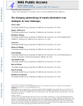 Cover page: The changing epidemiology of malaria elimination: new strategies for new challenges.