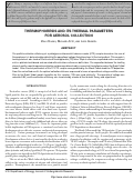 Cover page: Thermophoresis and Its Thermal Parameters for Aerosol Collection