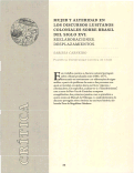 Cover page: Mujer y alteridad en los discursos lusitanos coloniales sobre brasil del siglo XVI: reelaboraciones, desplazamientos.