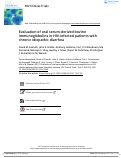 Cover page: Evaluation of oral serum-derived bovine immunoglobulins in HIV-infected patients with chronic idiopathic diarrhea