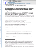 Cover page: Documented brief intervention not associated with resolution of unhealthy alcohol use one year later among VA patients living with HIV.