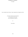 Cover page: Issues in Uyghur backness harmony: Corpus, experimental, and computational studies