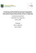 Cover page: Carsharing and the Built Environment:&nbsp;Geographic- Information System-Based Study of One U.S Operator