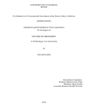 Cover page: (Un)Natural Law: Environmental Governance in the Owens Valley, California