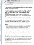 Cover page: A phylogeny for the Drosophila montium species group: A model clade for comparative analyses