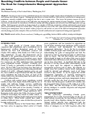 Cover page: Resolving conflicts between people and canada geese: the need for comprehensive management approaches