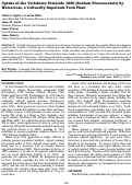 Cover page: Uptake of the Vertebrate Pesticide 1080 (Sodium Fluoroacetate) by Watercress, a Culturally Important Food Plant