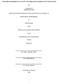 Cover page: Transcriptional Regulatory Networks Controlling the Development of the Soybean Seed