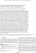 Cover page: Changes in the surface energy budget after fire in boreal ecosystems of interior Alaska: An annual perspective