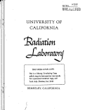 Cover page: RATE OF CONVERGENCE OF MADELUNG SERIES BY THE METHOD OF BERTAUT