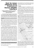 Cover page: Risk for avian influenza virus exposure at human-wildlife interface.