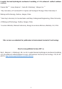 Cover page: Coupled thermal–hydrological–mechanical modeling of CO2-enhanced coalbed methane recovery