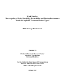 Cover page: Work Plan for: "Investigation of Noise, Durability, Permeability and Friction Performance Trends for Asphaltic Pavement Surface Types," PPRC Strategic Plan Item 4.16