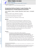 Cover page: Unsupervised self-care predicts conduct problems: The moderating roles of hostile aggression and gender.