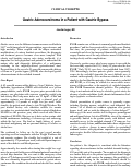 Cover page: Gastric Adenocarcinoma in a Patient with Gastric Bypass