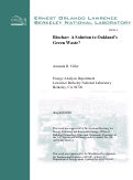 Cover page: Biochar: A Solution to Oakland's Green Waste?