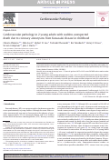 Cover page: Cardiovascular pathology in 2 young adults with sudden, unexpected death due to coronary aneurysms from Kawasaki disease in childhood