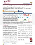 Cover page: A Phenotypic High-Throughput Screen Identifies Small Molecule Modulators of Endogenous RGS10 in BV-2 Cells.