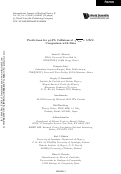 Cover page: Predictions for p+Pb Collisions at sNN = 5TeV: Comparison with Data