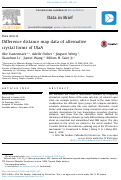 Cover page: Difference distance map data of alternative crystal forms of UlaA