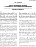 Cover page: Ankylosing Spondylitis and IgA Nephropathy A Case of Inflammatory Arthritis and Associated Glomerulonephritis