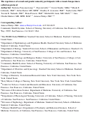 Cover page: The Experiences of Sexual and Gender Minority Participants With a Remote Biospecimen Collection Protocol