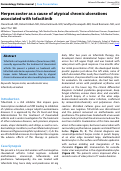 Cover page: Herpes zoster as a cause of atypical chronic ulcerations associated with tofacitinib