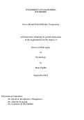 Cover page: Cross-Modal Task Difficulty Comparison