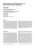 Cover page: Rapid Changes of Optical Parameters in the Human Brain During a Tapping Task