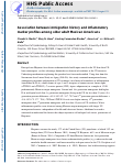 Cover page: Association Between Immigration History and Inflammatory Marker Profiles Among Older Adult Mexican Americans