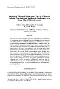 Cover page: Biological effects of surfactants: Part 6—effects of anionic, non-ionic and amphoteric surfactants on a green alga (Chlamydomonas)